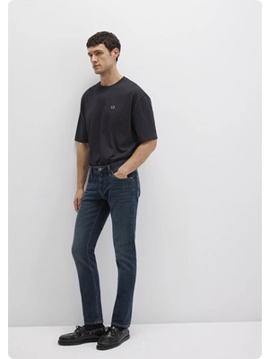 Belirtilmemiş Mavı Jake M0042289339 Dark Mocha Blue Mavı Pro Denım Pantolon