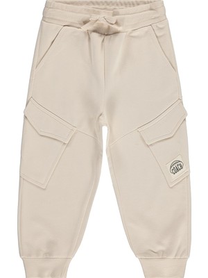 Civil Boys Basic Kargo Cepli 2-5 Yaş Eşofman Altı - Bej