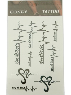 Marsilyan™- Imzalı Tattoo Dövme Sticker