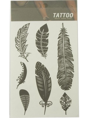 Marsilyan™- Yaprak Tattoo Dövme Sticker