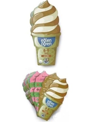 Belirtilmemiş Eğlen Öğren Ice Cream - 420 Soru (8-9 Yaş)