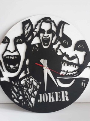 St. Morritz Joker Dekoratif Ahşap Duvar Saati