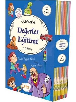 Belirtilmemiş Öykülerle Değerler Eğitimi 2. Sınıflar Için 10 Kitap Set