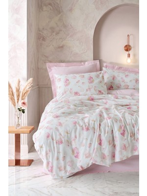 Cotton Box Çift Kişilik Nevresim Takımı Rosalie Pembe