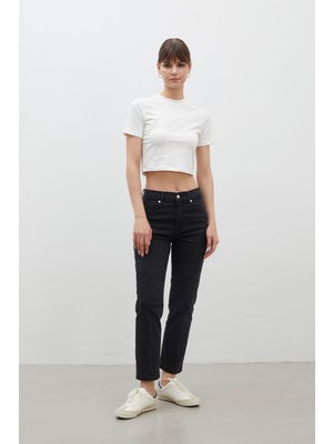 Manuka Bootcut Fıt Denim Pantolon Siyah