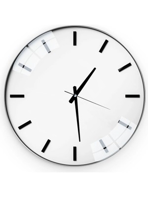 St. Morritz Çerçevesiz Cam Saat - 60 cm