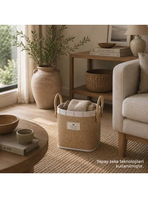 Penelope Sepia Sepet Small Natural - 27X24 cm