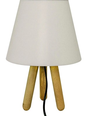 St. Morritz Tripod Abajur Masa Lambası Krem