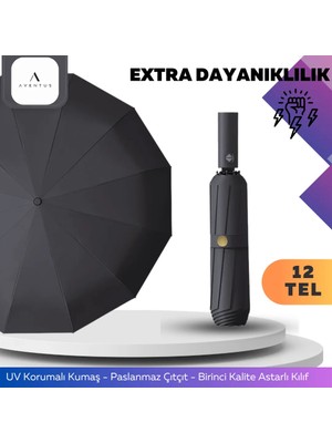 Aventus Umbrella 12TELLI Uv Korumalı Extra Büyük Çaplı Şemsiye