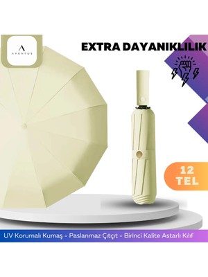 Aventus Umbrella Aventus 12TELLI Uv Korumalı Extra Büyük Çaplı Şemsiye