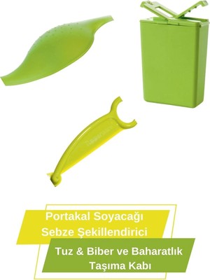 St. Morritz Pratik Mutfak Gereçleri 3'lü Set - Çok Amaçlı ve Kullanışlı Tasarım