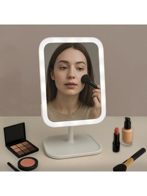 St. Morritz Piremium 3 Farklı LED Işıklı Dokunmatik Makyaj Aynası