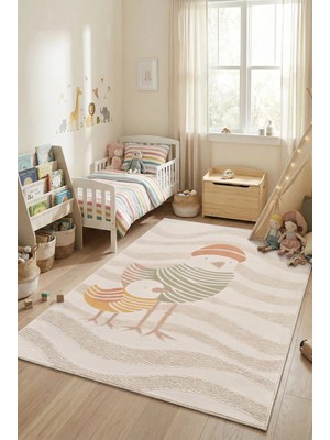 Livset Home Vista Çocuk Halısı Genç Odası Yumuşak Dokulu Kız Erkek Bebek Odası Çocuk Oyun Halısı Matı Halı Kilim L765A