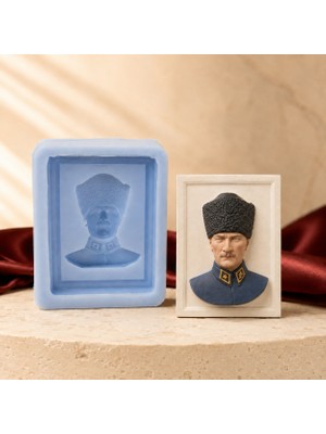 Luce Mondo Craft Silikon Kalıp Çerçeveli Atatürk Modeli