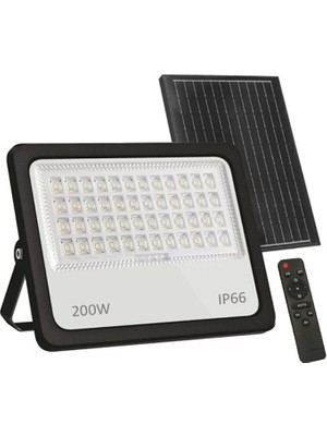 Cata CT-4649 200W Solar LED Sokak Projektör Beyaz Işık