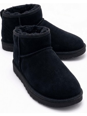 Neon Shoes Mini Süet Içi Kürklü Ince Taban Kadın Bot & Bootie