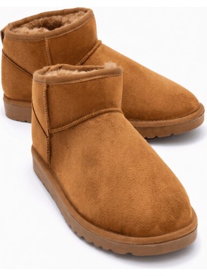 Neon Shoes Mini Süet Içi Kürklü Ince Taban Kadın Bot & Bootie