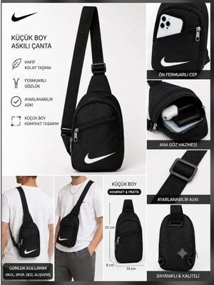 Trendol Fashion Life Küçük Boy Tek Askılı Çanta – Unisex Omuz ve Göğüs Çantası – Günlük Spor Seyahat Çantası