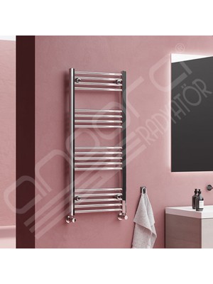 FKN Angora Florad Çelik Krom Havlupan 50 x 70 cm