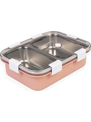 Sh Ticaret 800 ml Tek Kat 2 Bölme Lunch Box Yeni Nesil Sefer TASI-FFLBOX50442
