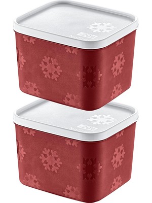 Sh Ticaret Smartware 2'li Set No Frost Saklama Kabı Carmen 1250 ml