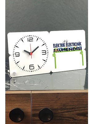 St. Morritz Elektrik Elektronik Mühendisi Ahşap Masa Saati 001