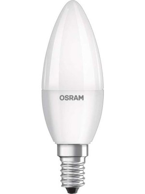 Sh Ticaret 4052899971066 LED Clb 40 Mum 5 W 470 Lümen 6500 Kelvin Beyaz Işık E14 Duy Ampul, Beyaz