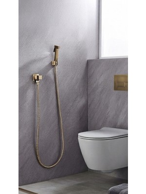 Titanium Design Antik Kare Taharet Musluklu Şattaf