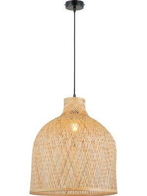 Sh Ticaret Lucea Venira 11 40’lık Bamboo Tekli Sarkıt, Doğal Ahşap