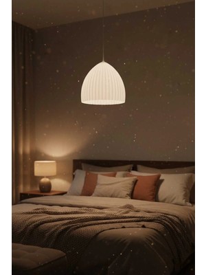 St. Morritz Modern Sarkıt Tekli Bohem Avize ( 23X27 cm ) Salon Mutfak Oturma Odası Cafe Bar