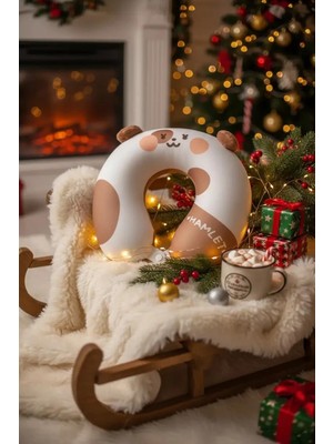 Sh Ticaret Miniso Mini Pals Hamlet Hamster Boyun Yastığı 30 cm – Hafızalı Köpük Konfor