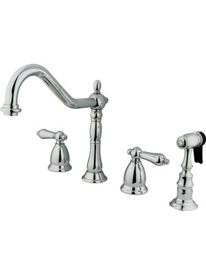 Sh Ticaret Brass KS1791ALBS Heritage Yaygın Mutfak Bataryası, 8-1/2 ", Parlak Krom