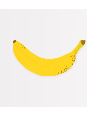 Sh Ticaret Meri Meri - Banana Napkins - Muz Peçeteler (X16)
