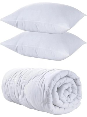 Sh Ticaret Çift Kişilik Yorgan +2 Mikrofiber Yastık Seti 600GR