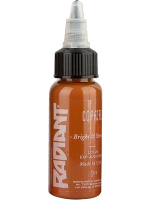 Sh Ticaret Copper - Radiant Tattoo Dövme Boyası - 1OZ/30ML