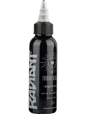 Sh Ticaret Radiant Colors Tribal Black Dövme Boyası 2oz (60 Ml)