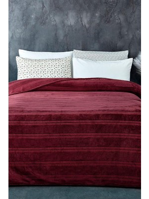 Sh Ticaret Mayer Supersoft Yumuşak Tek Kişilik Battaniye 150X230 cm Kırmızı