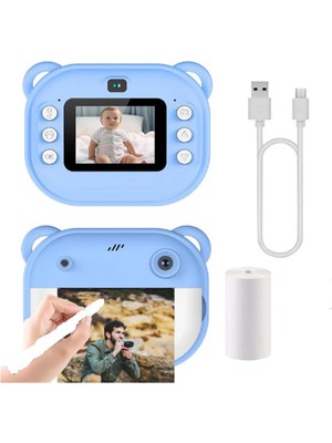 Eco Port Dijital Video Kayıt Fotoğraf Çocuk Kamerası Anlık Termal Resim Kağıt Baskılı