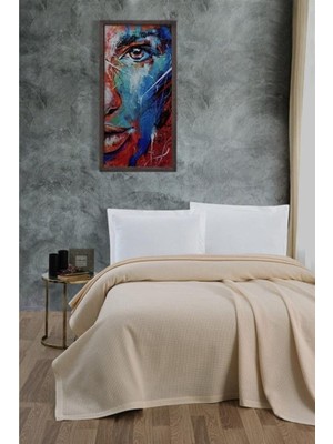 Sh Ticaret Mulberry Klimalı PIKE,%100 Pamuk Petekli Pike, Dörtmevsim Pike Tek Kişilik 170X240