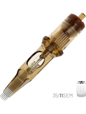 Sh Ticaret Kwadron 1211 Semlt 11SEMLT Long Taper Kartuş Dövme Iğnesi 20 Adet