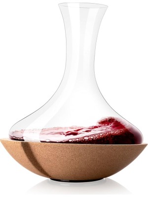 Sh Ticaret Vacu Vin Swirling Carafe | Crystal Glass Wine Decanter