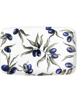 Sh Ticaret [marka] Olivos Dikdörtgen Servis Tabağı 31X20 cm OVS0016