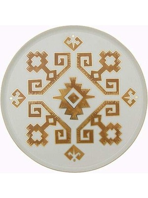 Sh Ticaret Porland Arabesque Desen1 Düz Tabak 18CM