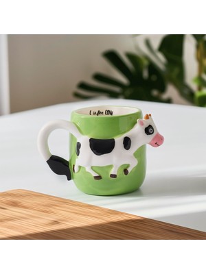 Sh Ticaret Aryıldız Cozy Inek Figürlü Kupa 500 ml