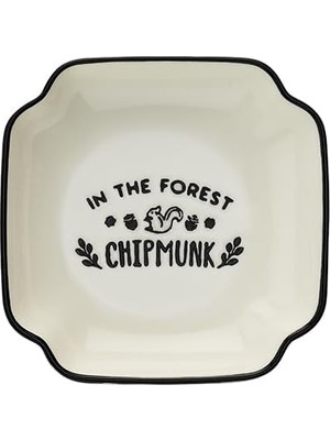 Sh Ticaret Aryıldız Chipmunk Köşeli Mini Servis Tabağı Renkli 10 cm