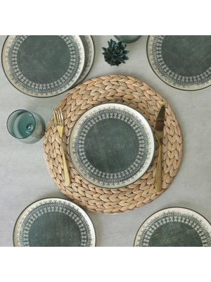Sh Ticaret Keramika Maya Nordic Pasta Tabağı 22 cm 6 Adet 20789