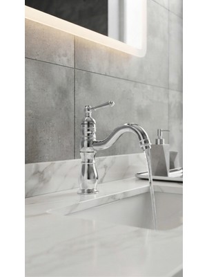 Titanium Design Manolya Krom Lavabo Bataryası