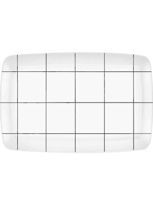 Sh Ticaret The Mia Daily Tunes Dikdörtgen Servis - 34 x 25 cm