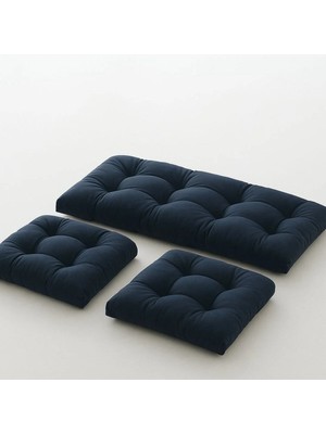Fabrica Home Rattan Bahçe Balkon Mobilyası Minderi Su Geçirmez Kumaş 120X50 / 50X50 cm 3'lü Minder Seti