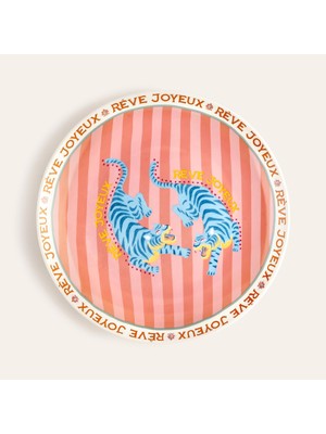 Sh Ticaret Luohu Porselen Pasta Tabağı 21 cm